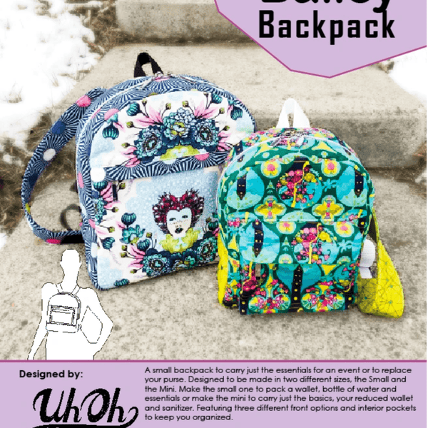 Savannah Backpack Purse PDF Pattern - Etsy | Backpack pattern, Sewing bag, Backpack  purse